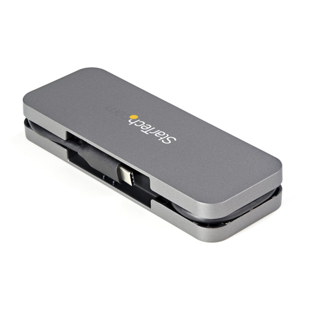 StarTech.com Hub Ladrón USB C de 4 Puertos - 4x USB-A - Concentrador USB 3.0 Tipo C de 5Gbps (USB 3.2 Gen 1) - Hub Portátil USB-C a USB-A - con Cable de 28,5cm con Gestión de Cableado (HB30CM4AB) 1 StarTech.com Hub Ladrón USB C de 4 Puertos en imagen