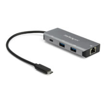 Imagen del StarTech.com Hub Ladrón USB C con Puerto de Red Ethernet Gigabit RJ45 GbE, concentrador USB Tipo C USB 3.2 Gen 2 de 10Gbps con 2 Puertos USB-A y 1 Puerto USB-C, SKU HB31C2A1CGB