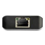 Imagen del StarTech.com Hub Ladrón USB C con Puerto de Red Ethernet Gigabit RJ45 GbE, concentrador USB Tipo C USB 3.2 Gen 2 de 10Gbps con 2 Puertos USB-A y 1 Puerto USB-C, SKU HB31C2A1CGB