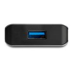 StarTech.com Hub Ladrón USB C con 3 Puertos USB A y 1 Puerto USB C. SKU: HB31C3A1CB. Adaptador USB Tipo C 3.2 Gen 2, Alimentado por el Bus USB, Compacto y de Aluminio.