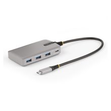 Hub StarTech.com USB-C de 4 Puertos (3x USB-A, 1x USB-C), Modo Alt de DP, Salida de Vídeo 4K 60Hz, PD 100W, USB 3.2 10Gbps, Cable 30cm, SKU HB31C3A1CDPPD3