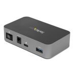 Hub USB-C StarTech de 4 puertos con USB 3.2 Gen 2, ofrece 3 puertos USB-A y 1 puerto USB-C, SKU HB31C3A1CS