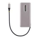 Imagen del StarTech.com Hub USB C de 4 Puertos, USB 3.1 de 10Gbps, Concentrador Ladrón USB Tipo C con Entrega de Alimentación de 100W y cable de 32cm, SKU HB31CM4CPD3