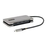 Imagen del StarTech.com Hub USB C de 4 Puertos, USB 3.1 de 10Gbps, Concentrador Ladrón USB Tipo C con Entrega de Alimentación de 100W y cable de 32cm, SKU HB31CM4CPD3