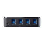 Imagen del Switch Conmutador USB 3.0 de StarTech.com con 5Gbps y 4x4 puertos para compartir dispositivos periféricos. SKU: HBS304A24A.