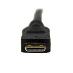 StarTech.com Cable de 2 metros Mini HDMI a DVI con resolución de 1920x1200p, Mini HDMI Macho de 19 Pines a DVI-D Macho, SKU HDCDVIMM2M