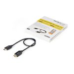 Imagen del StarTech.com Cable HDMI de 50cm, Alta Velocidad Ultra HD 4K a 60Hz con Ethernet, SKU HDMM50CMP.