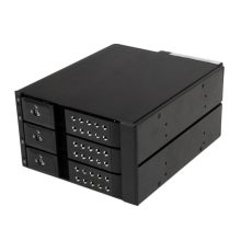StarTech.com Rack Móvil Backplane de 3 Bahías para Unidades de 3,5 SAS II/SATA III Hot Swap - 6 Gbps. SKU: HSB3SATSASBA