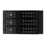 StarTech.com Rack Móvil Backplane de 3 Bahías para Unidades de 3,5 SAS II/SATA III Hot Swap - 6 Gbps. SKU: HSB3SATSASBA