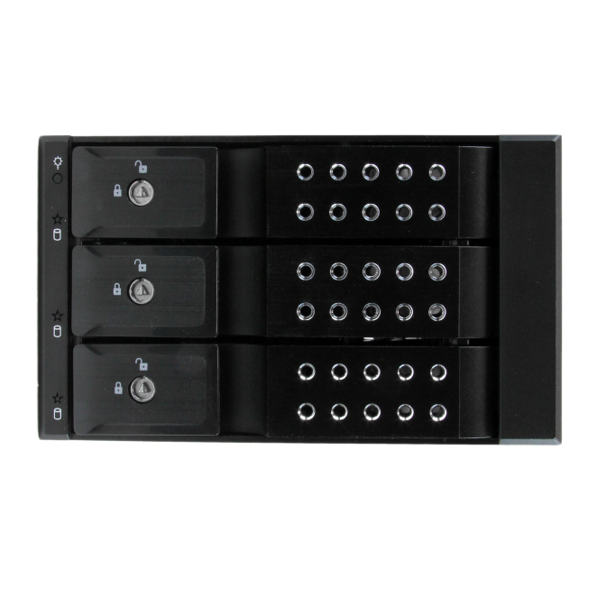 StarTech.com Rack Móvil Backplane de 3 Bahías para Unidades de 3,5 SAS II/SATA III Hot Swap - 6 Gbps - Rack Móvil de Aluminio con Intercambio en Caliente 2 StarTech.com Rack Móvil Backplane de 3 Bahías detalles