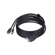 Cable KVM HDMI y USB 3.0 StarTech.com de 3 metros, compatible con 4K a 60Hz, SKU HU12210-KVM-CABLE