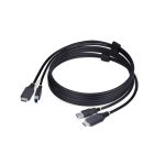 Cable KVM de StarTech con HDMI y USB 3.0 de 1,8 metros, soporta resolución 4K a 60Hz, SKU: HU1226-KVM-CABLE