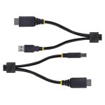 Cable KVM de StarTech con HDMI y USB 3.0 de 1,8 metros, soporta resolución 4K a 60Hz, SKU: HU1226-KVM-CABLE