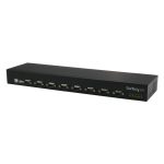 Imagen del Hub Concentrador USB de 8 Puertos Serie de StarTech.com, modelo ICUSB23208FD, ideal para conexiones múltiples y gestión de dispositivos USB