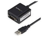 Cable StarTech.com USB a puerto Serie Serial RS232 DB9 de 1,8 metros con retención del puerto de asignación COM. SKU: ICUSB2321F