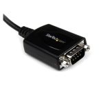 Cable StarTech.com profesional de 0,3 metros con conexión USB a puerto serie RS232 DB9 y retención del puerto COM, SKU ICUSB2321X.