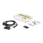 Cable StarTech de 1,8 metros USB a 2 puertos serie RS232 DB9 con retención del puerto de asignación COM ICUSB2322F