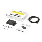 Concentrador Hub Industrial de 2 Puertos Serie Serial RS232 a USB con opciones de montaje en riel DIN y pared. SKU ICUSB2322I