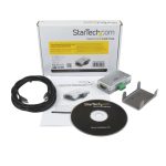 Adaptador concentrador StarTech de 2 puertos serie RS232 DB9 a USB con retención de puerto COM, SKU ICUSB2324852