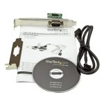 StarTech.com Adaptador Header Cabezal Bracket Serie Serial DB9 RS232 a USB Interno de Placa Base, 0.6 metros, SKU ICUSB232INT1