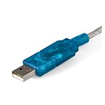 StarTech.com Cable Adaptador de 0,9 metros USB a Puerto Serie RS232 DB9, compatible con PC, Mac y Linux. SKU: ICUSB232SM3.