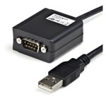 Imagen del cable StarTech.com de USB a Puerto Serie Serial RS422 y 485 DB9 con retención de puerto COM de 1,8 metros, SKU ICUSB422