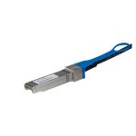 StarTech.com Cable de 0.65 metros Twinax Direct-Attach SFP+ a SFP+, compatible con HPE, modelo JD095CST, de cobre, 10GbE, transceptor/Mini GBIC pasivo de bajo poder 10Gbps.