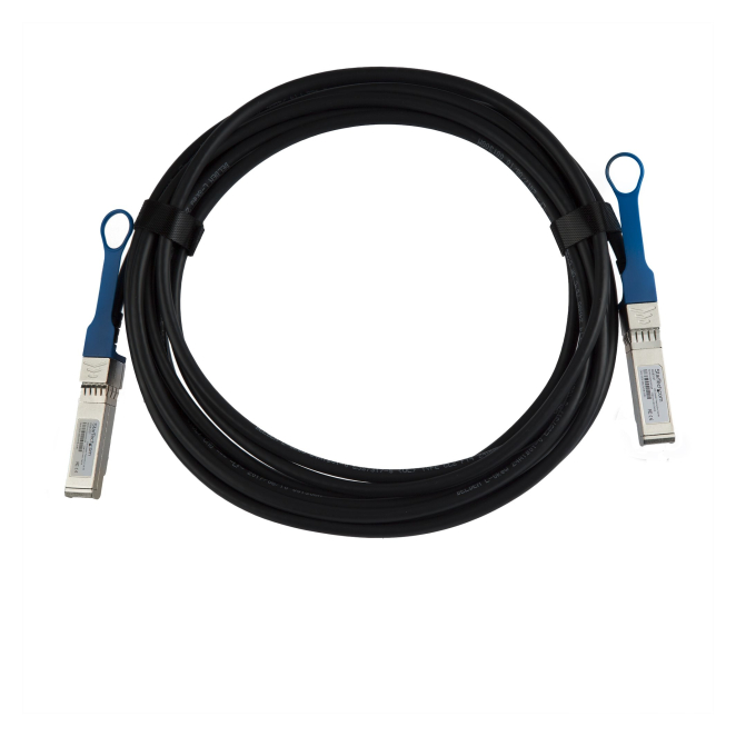 StarTech.com Cable de 5m Twinax Direct-Attach SFP+ a SFP+ 10G Compatible con HPE JG081C - de Cobre SFP+ 10GbE - DAC Transceptor/Mini GBIC Pasivo de Bajo Poder 10Gbps Firepower 5500 5510 2 StarTech.com Cable de 5m Twinax Direct-Attach SFP+ a SFP+ 10G