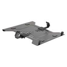 Imagen de la Bandeja VESA ajustable StarTech.com para ordenador portátil, soporta hasta 4,5kg, con perforaciones VESA 75x75 y 100x100 y ventilación. SKU: LAPTOP-ARM-TRAY