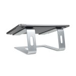 StarTech.com soporte de escritorio para portátil de aluminio en color plata, soporta hasta 5kg, SKU LAPTOP-STAND-SILVER