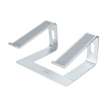 StarTech.com soporte de escritorio para portátil de aluminio en color plata, soporta hasta 5kg, SKU LAPTOP-STAND-SILVER