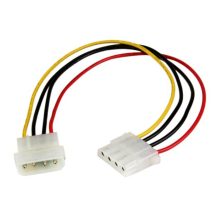 StarTech.com cable de extensión LP4 de 30cm con conector de alimentación de 4 pines macho a hembra. SKU: LP4POWEXT12