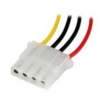 StarTech.com cable de extensión LP4 de 30cm con conector de alimentación de 4 pines macho a hembra. SKU: LP4POWEXT12