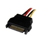 Cable adaptador StarTech.com de 30cm de alimentación SATA a LP4, con conector hembra a macho. SKU LP4SATAFM12