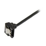 Cable SATA redondo de 15 cm con conector acodado a la derecha y seguro, StarTech.com SKU LSATARND6R1