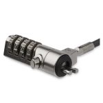 StarTech.com cable de seguridad para ordenador portátil con bisagra giratoria y candado de combinación de 4 dígitos, SKU LTLOCK4D