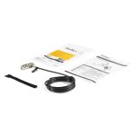 StarTech.com cable de seguridad para ordenador portátil con bisagra giratoria y candado de combinación de 4 dígitos, SKU LTLOCK4D