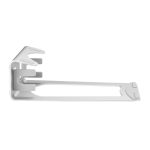 Soporte para portátil StarTech.com elevador y ergonómico de aluminio plateado, SKU LTSTND2IN1, adecuado como base elevadora o soporte vertical para escritorio de oficina.