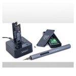 Dock clonador autónomo de StarTech.com para unidades SSD NVMe M.2 con velocidad de 90GBpm, dos bahías y conectividad USB-C 3.2 de 20Gbps, incluye cables USB-C y USB-A. SKU: M2-HDD-DUPLICATOR-N1.