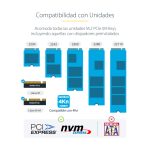 Dock clonador autónomo de StarTech.com para unidades SSD NVMe M.2 con velocidad de 90GBpm, dos bahías y conectividad USB-C 3.2 de 20Gbps, incluye cables USB-C y USB-A. SKU: M2-HDD-DUPLICATOR-N1.