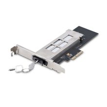 StarTech.com Tarjeta PCIe x4 a SSD NVMe M.2 con bandeja removible, soporte para PCIe 4.0/3.0 y hot swap, SKU M2-REMOVABLE-PCIE-N1
