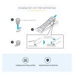 StarTech.com Caja Externa de Aluminio USB-C con velocidad de 10Gbps para NVMe M.2 o SSD M.2 SATA, sin necesidad de herramientas, compatible con NGFF PCIe/SATA, incluye cables USB Tipo C y USB-A, adecuada para tamaños 2230, 2242, 2260, 2280. SKU: M2-USB-C-NVME-SATA