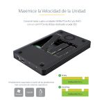 Imagen del producto StarTech.com Caja Thunderbolt 3 de 4 Bahías NVMe M.2 para SSD, con 1 Puerto de Vídeo DisplayPort, 2 Thunderbolt 3 a 40gbps y Fuente de Poder de 72W. SKU: M2E4BTB3.