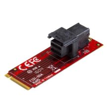 StarTech.com Tarjeta Adaptador PCI Express U.2 SFF8643 a M.2 para SSD NVMe, SKU M2E4SFF8643. Conversor para SSD U.2 en formato tarjeta anfitrión.