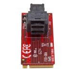StarTech.com Tarjeta Adaptador PCI Express U.2 SFF8643 a M.2 para SSD NVMe, SKU M2E4SFF8643. Conversor para SSD U.2 en formato tarjeta anfitrión.