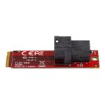 StarTech.com Tarjeta Adaptador PCI Express U.2 SFF8643 a M.2 para SSD NVMe, SKU M2E4SFF8643. Conversor para SSD U.2 en formato tarjeta anfitrión.