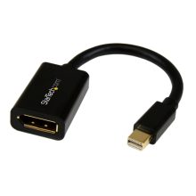 Imagen del adaptador StarTech.com Mini DisplayPort a DisplayPort, permite vídeo 4K, SKU MDP2DPMF6IN