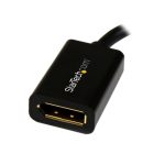 Imagen del adaptador StarTech.com Mini DisplayPort a DisplayPort, permite vídeo 4K, SKU MDP2DPMF6IN
