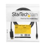 StarTech.com Cable adaptador Mini DisplayPort a DisplayPort de 3 metros, soporta 4K x 2K UHD, ideal para monitores con conexión Mini DP a DP, SKU MDP2DPMM10