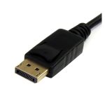 Imagen del cable de 1 metro Mini DisplayPort a DisplayPort 1.2 de StarTech.com. Soporta resolución 4K x 2K UHD. SKU: MDP2DPMM1M.